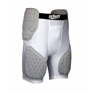 NEW Schutt Adult Varsity Integrated Football Girdle in‎ White/Grey Size Small